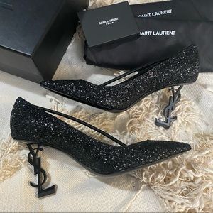Ysl Glitter Opyum 85mm Pumps 